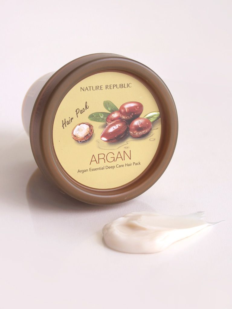 Image result for Nature Republic Argan Essential Deep Care Hair Pack